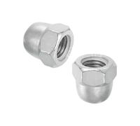 sourcing map 2 Pcs M14x2mm Acorn Cap Nuts, 304 Stainless Steel Metric Hex Cap Dome Head Hardware Nuts, Bright Finish for Light Fixtures, Machine, DIY Projects