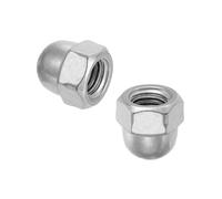 sourcing map 2 Pcs M14x2mm Acorn Cap Nuts, 316 Stainless Steel Metric Hex Cap Dome Head Hardware Nuts, Bright Finish for Light Fixtures, Machine, DIY Projects