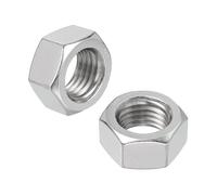 sourcing map 2 Pcs M20x2.5mm Hex Nuts, 316 Stainless Steel Metric Coarse Thread Hexagonal Hardware Nuts Fasteners for Electronic, Machine, DIY
