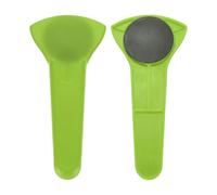 sourcing map 2 Pcs Magnetic Scissor Holder, 7.48" x 3.46" Plastic Scissors Cover Durable Waterproof Protector Portable with Round Magnetic Absorber for Kitchen Shears, Green