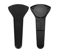 sourcing map 2 Pcs Magnetic Scissor Holder, 7.48" x 3.46" Plastic Scissors Cover Durable Waterproof Protector Portable with Round Magnetic Absorber for Kitchen Shears, Black