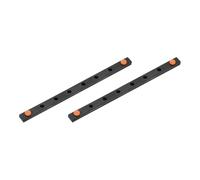 sourcing map 2 Pcs MGN12 200mm Bearing Steel Linear Guide Rail Miniature Linear Sliding Guideway Fit MGN12H Sliding Carriage Block in DIY 3D Printers and CNC Machine