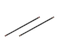 sourcing map 2 Pcs MGN12 400mm Bearing Steel Linear Guide Rail Miniature Linear Sliding Guideway Fit MGN12H Sliding Carriage Block in DIY 3D Printers and CNC Machine