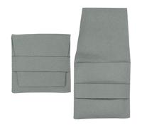 sourcing map 2 Pcs Microfiber Jewelry Pouch, 8 x 8cm Jewelry Packaging Bag Small Portable Envelope Style Storage Pouch for Earring Bracelet Necklace Brooches Pendants Packaging, Deep Gray