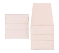 sourcing map 2 Pcs Microfiber Jewelry Pouch, 8 x 8cm Jewelry Packaging Bags Small Portable Envelope Style Storage Pouch for Earring Bracelet Necklace Brooches Pendants Packaging, Pink