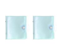 sourcing map 2 Pcs Mini Photo Album, 36 Pockets 4x4 Portable Kpop Photocard Holder Credit Card Holder for Mini Camera Snap Instant Cameras Travel Photos Credit Cards, Blue