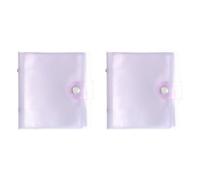 sourcing map 2 Pcs Mini Photo Album, 36 Pockets 4x4 Portable Kpop Photocard Holder Credit Card Holder for Mini Camera Snap Instant Cameras Travel Photos Credit Cards, Purple