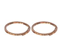 sourcing map 2 Pcs Plastic Binding Purfling Strip 1650x5x1.5mm Guitar Binding Edge Trim for Acoustic Classical Guitar Parts Accessories Light Brown