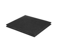 sourcing map 2 Pcs Polyurethane Foam Inserts, 12"Lx12"Wx0.4"T Cuttable Polyurethane Pick and Pluck Packing Sheets Cushioning Padding for Cases Tool Box Game Box Camera Crafts Storage(Black)