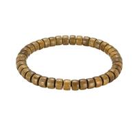 sourcing map 2 Pcs Prayer Beads Bracelet, 7.5MM Dia Natural Wooden Bead Mala Bracelets Link Wrist with Bag for Men Women Beaded Stretch Crafts Bangle, Green Sandalwood Color