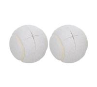 sourcing map 2 Pcs Precut Walkers Tennis Balls, Universal Precut Glide Ball Walkers Accessories Glides for Furniture Legs and Floor Protection, White