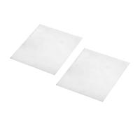 sourcing map 2 Pcs Pure Nickel Sheet, 99.6% Pure Nickel Plate Nickel Strip 0.012"x3.94"x3.9"(0.3x100x100mm) Nickel Anode for Electroplating Scientific Lab Industry DIY Craft