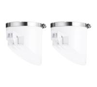 sourcing map 2 Pcs PVC Sewer Backflow Preventer, Anti-Odor Core for 110mm/4.3inch OD Horizontal Tube in Sewage Tanks, White