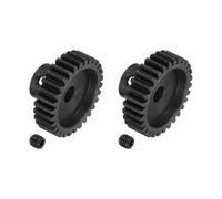 sourcing map 2 Pcs RC 32P Hardened Pinion Gear 5mm Shaft, 30T Motor Gears Carbon Steel for 1/10 RC Model Car Boat Drone