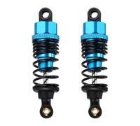 sourcing map 2 Pcs RC Shock Absorber 1/10 62mm Adjustable Front & Rear Oil Shock Absorber Damper for 1/10 RC Car Crawler Racing Truck, Blue