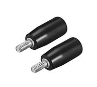 sourcing map 2 Pcs Revolving Handwheel Machine Handle M6 Male Threaded Stem for Milling Machine