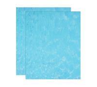 sourcing map 2 Pcs Ripple Water Sticker, Self Adhesive Artificial Water Wave Effect Stickers 11.69"x8.27" Dollhouse Wallpaper Sheets for DIY Dollhouse, Miniature Landscapes, Water Blue