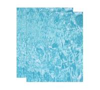 sourcing map 2 Pcs Ripple Water Sticker, Self Adhesive Artificial Water Wave Effect Stickers 11.69"x8.27" Dollhouse Wallpaper Sheets for DIY Dollhouse, Miniature Landscapes, Sky Blue