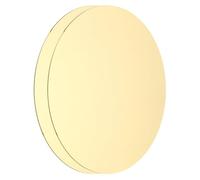 sourcing map 2 Pcs Round Brass Plate, 80mm (3.15") Dia 1.5mm Thickness H62 Brass Copper Plates for Crafts, DIY, Electrical Repairs, Industrial Use