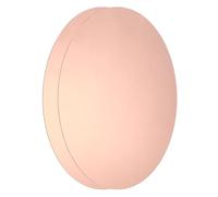 sourcing map 2 Pcs Round Copper Plate, 200mm (7.87") Dia 0.5mm(0.02") Thickness T2 Pure Copper Plates for Crafts, DIY, Electrical Repairs, Industrial Use