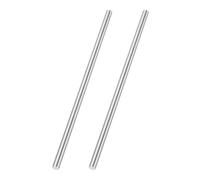 sourcing map 2 Pcs Round Steel Rod 6.5mm Diameter HSS Lathe Bar Stock Tool 200mm Long for Shaft Gear Drill Lathes Boring Machine Turning Miniature Axle Cylindrical Pin DIY Craft Tool
