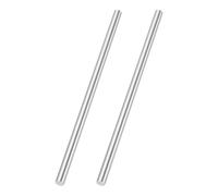 sourcing map 2 Pcs Round Steel Rod 8mm Diameter HSS Lathe Bar Stock Tool 150mm Long for Shaft Gear Drill Lathes Boring Machine Turning Miniature Axle Cylindrical Pin DIY Craft Tool