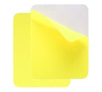 sourcing map 2 Pcs Self-Adhesive Repair Patches 9.5 x 12.5 cm Waterproof Twill Fabric Repair Patch Tape Washable Repair Patch Kit for Down Jackets Clothes Tents Umbrellas Bags, Lemon Yellow