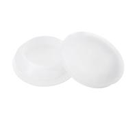 sourcing map 2 Pcs Silicone Plugs, Rubber Round Snap in Locking Hole Plugs for 30-33mm Hole, Hole Stoppers Waterproof Hole Plug for Metal Tube, Furniture End Caps Inserts, Clear