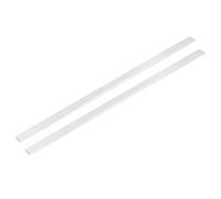 sourcing map 2 Pcs Square Aluminum Flat Bar, 1/16" (4mm) Thick x 1/2" (12mm) Width x 12" (305mm) Long 6061 Aluminum Flat Plate Solid New Mill Stock Silver for Industrial Building