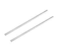 sourcing map 2 Pcs Square Aluminum Flat Bar, 5/16" (8mm) Thick x 5/16" (8mm) Width x 12" (305mm) Long 6061 Aluminum Flat Plate Solid New Mill Stock Silver for Industrial Building