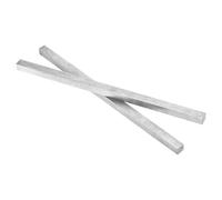 sourcing map 2 Pcs Square Steel Key Stock, 1/2" x 1/2" x 12" Cold-Drawn 45# Steel Bars Precision Key Stock for Gearbox Coupling, Silver Tone