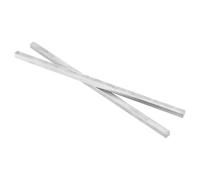 sourcing map 2 Pcs Square Steel Key Stock, 3/8" x 3/8" x 12" Cold-Drawn 45# Steel Bars Precision Key Stock for Gearbox Coupling, Silver Tone