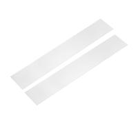 sourcing map 2 Pcs Stainless Steel Strips, 0.04"(1mm) Thick 304 Stainless Steel Metal Shim Stock 2"x12"(51x310mm) Stainless Steel Flat Bar Gap Filler Trim Strip for DIY Craft Making