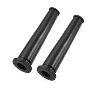 sourcing map 2 Pcs Strain Cord Boot Protector, 2.8x0.8 Inch Cable Rubber Sleeve Hose Flex- Strain Protector for Power Tool Cutting Machine and Drill Cable Protection, Black