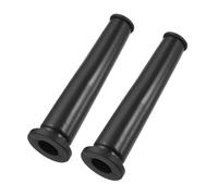 sourcing map 2 Pcs Strain Cord Boot Protector, 3x0.8 Inch Cable Rubber Sleeve Hose Flex- Strain Protector for Power Tool Cutting Machine and Drill Cable Protection, Black