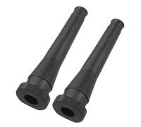 sourcing map 2 Pcs Strain Cord Boot Protector, 4.5x1.1 Inch Cable Rubber Sleeve Hose Flex- Strain Protector for Power Tool Cutting Machine and Drill Cable Protection, Black