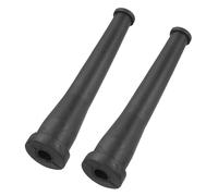 sourcing map 2 Pcs Strain Cord Boot Protector, 5.4x1.3 Inch Cable Rubber Sleeve Hose Flex- Strain Protector for Power Tool Cutting Machine and Drill Cable Protection, Black