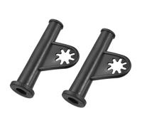 sourcing map 2 Pcs Strain Cord Boot Protector, 70mm Length Rubber Cable Sleeve Hose Flex- Strain Protector for Power Tool Cutting Machine and Drill Cable Protection, Black