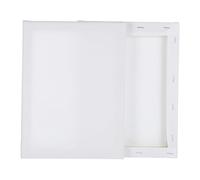 sourcing map 2 Pcs Stretched Canvas for Painting, 7 x 9 Inch Blank Artist Boards 4/5 Inch Profile Cotton Canvas Panels for Beginners Professionals,White