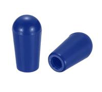 sourcing map 2 Pcs Switch Tip Knob for Electric Guitar, 8/32" Thread 5-Way 3-Way Toggle Switch Cap, Durable Replacement Parts for Import Style Electric Guitar, Blue