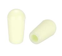 sourcing map 2 Pcs Switch Tip Knob for Electric Guitar, 8/32" Thread 5-Way 3-Way Toggle Switch Cap, Durable Replacement Parts for Import Style Electric Guitar, Beige