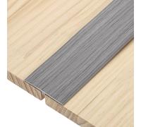 sourcing map 2 Pcs T-Molding Transition Strips, 3 Meters x 50mm(L x W) PVC Floor Flat Divider Strip Self Adhesive Vinyl Flooring Edging Trim for Joining Floor Gaps Doorways, Gray Wood Grain