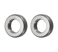 sourcing map 2 Pcs T149 Thrust Ball Bearings, 38.2 x 66 x 19.5mm Tapered Needle Roller Clutch Bearing, Chrome Steel for Trailer Wheel Machines and Tools, Chrome Steel