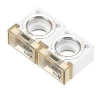 sourcing map 2 Pcs Terminal Fuse 400A 58V Battery Fuse Cover for Automotive Marine RV Charging