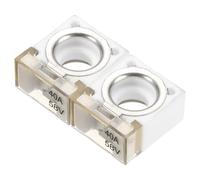 sourcing map 2 Pcs Terminal Fuse 40A 58V Battery Fuse Cover for Automotive Marine RV Charging