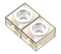 sourcing map 2 Pcs Terminal Fuse 90A 58V Battery Fuse with IP66 Waterproof Cover for Automotive Marine RV Charging