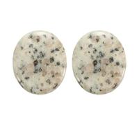 sourcing map 2 Pcs Thumb Worry Stone for Anxiety, Tianshan Blue Stone Relief Crystals Hand Thumb Stones Pocket Gems Natural Polished for Yoga Meditation Relief