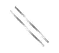 sourcing map 2 Pcs Titanium Round Rod, 7mm Dia 102mm Length GR5 Metal Solid TC4 Titanium Round Bar for Model Plane Cars Ship DIY Craft Metal Working [0.28" x 4"]