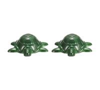 sourcing map 2 Pcs Toilet Bolt Covers, Ceramics Toilet Bolt Cap Turtle Decor Covers Cute Turtle Toilet Screw Cover Caps for Decor Bathroom 2.99"x2.48"x0.87", Green