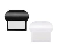 sourcing map 2 Pcs Toilet Lid Lifter, Self Adhesive Toilet Seat Lifter Toilet Seat Handle Lift Tools Avoid Touching Toilet Cover Bathroom Accessories for Home, Office, Hotel (Black+White)